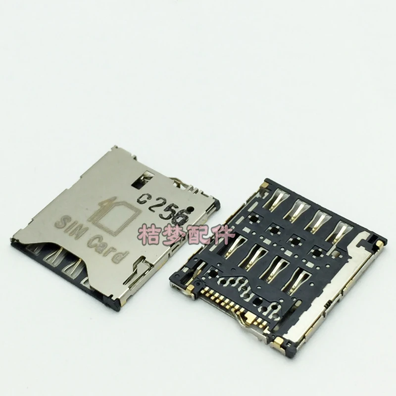 10 шт. разъем для sim карты Solt Socket Alcatel idol X one touch OT 6040 6040D модуль держателя разъема|socket