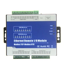 Ethernet Modbus RTU Data Logger with Rs485 Modbus TCP Converters 8 isolated Analog inputs 8 Relay output M160T