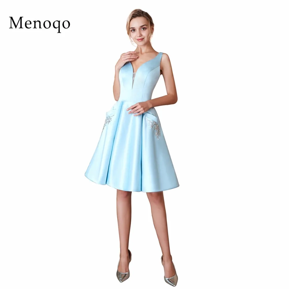 with Pockets New Arrival Cocktail Dresses Cute Women Sleeveless Short