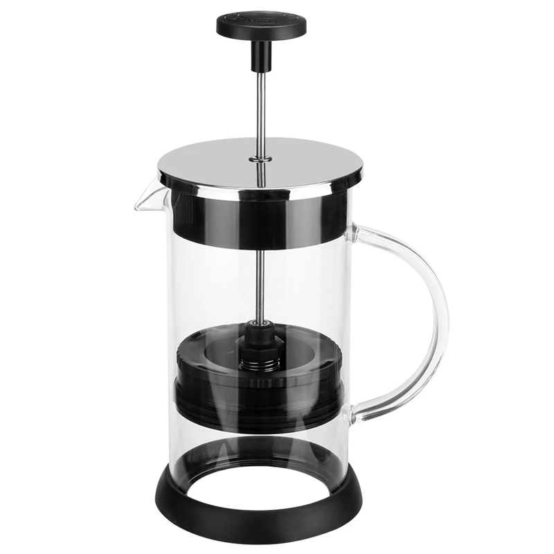 Home French Press Coffee Tea Pot Glass Manual Coffee Maker Brewer