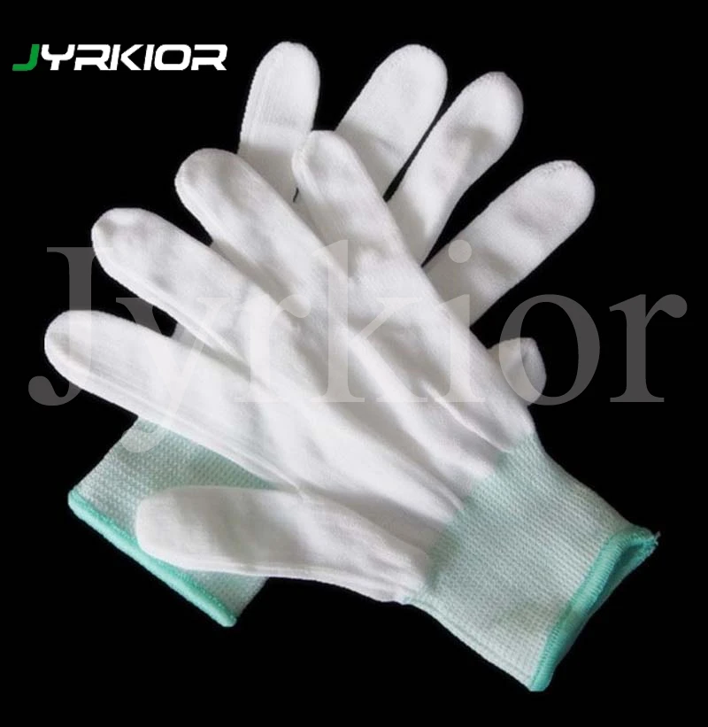 

Jyrkior Antistatic Gloves Anti Static ESD Electronic Working Gloves Nylon PU Coated Palm Coated Finger For Phone Repair Tool