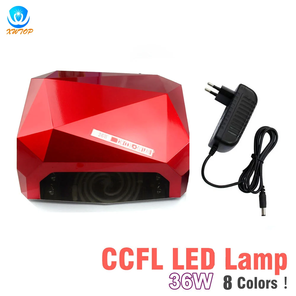 Online Otomatis Sensor 36 W UV Kuku Lampu Kuku Pengering CCFL Menyembuhkan Gel Polandia Balloon Bentuk