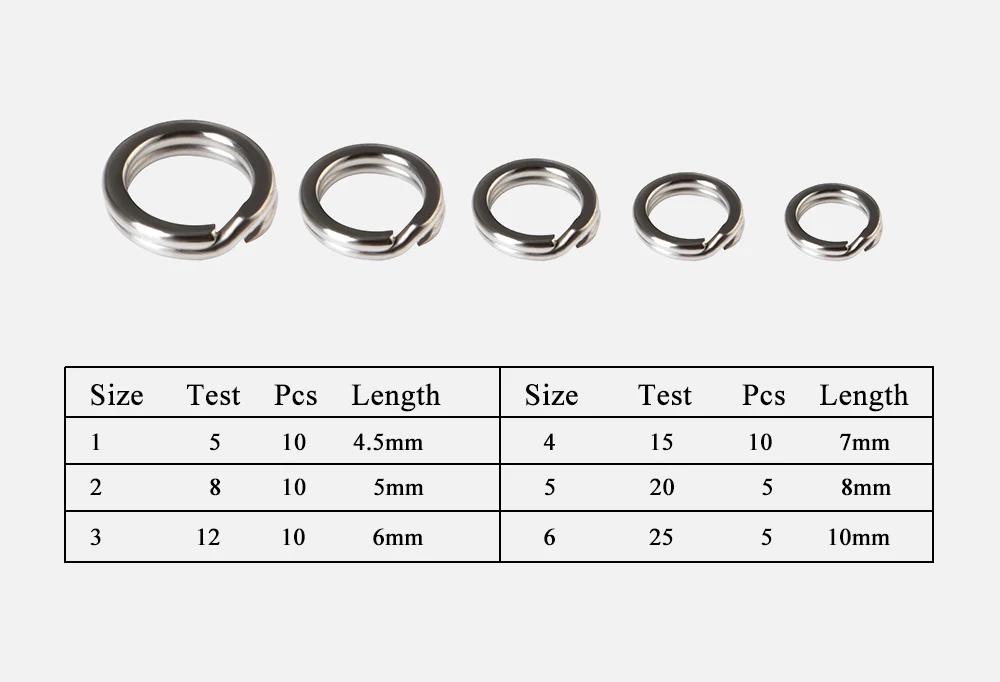 Рыболовные сплит-кольца Snap5-10PCS/лот рыболовный Соединитель с застежкой "булавка" подшипник качения поворотный из нержавеющей стали с защелкой снасть для приманки на рыболовецкий крючок