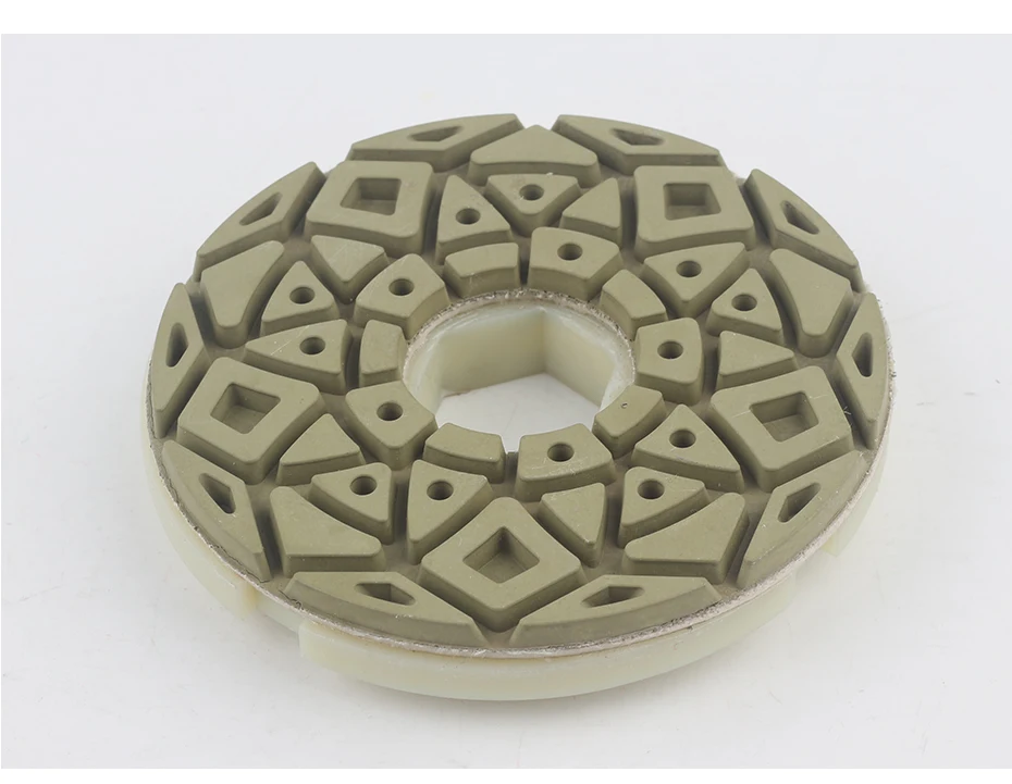 7 шт./компл. 5 дюймов 125 мм Алмазный наконечник полировальные колодки круговой шлифовальный диск для Полирующий гранит, мраморный инженерный каменный край