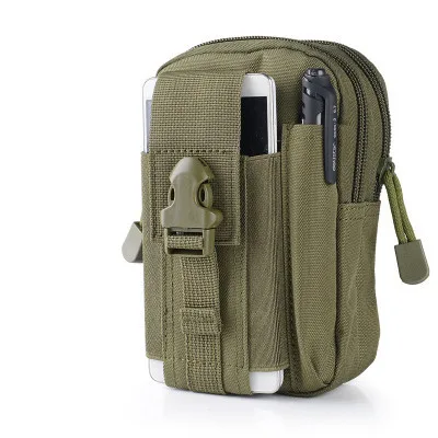 Тактическая Сумка Molle, поясная сумка, маленький карман, военная поясная сумка для бега, Сумка для кемпинга, аксессуары - Цвет: army green 2