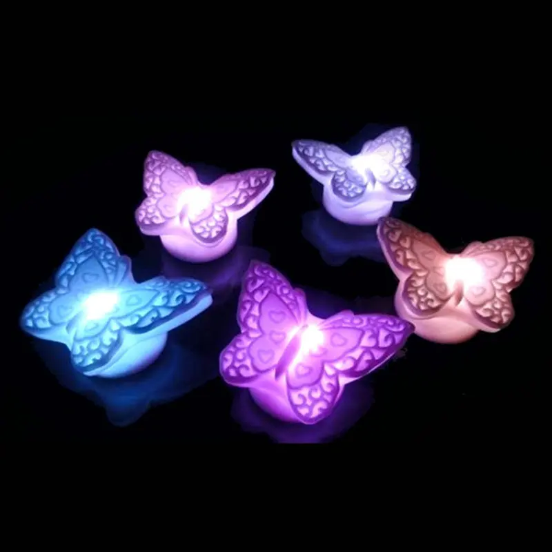 

New Arrivals Light Energy Saving Lovely Butterfly Colors Changable LED Light Decoration