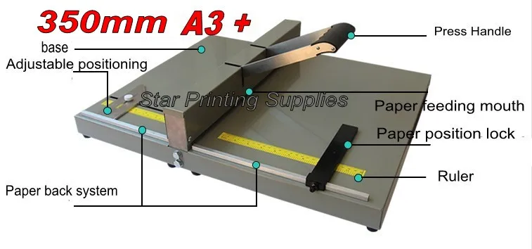 Офисная ручная бумага Creaser Creasing Machine для бумажной фотобумаги 350 мм