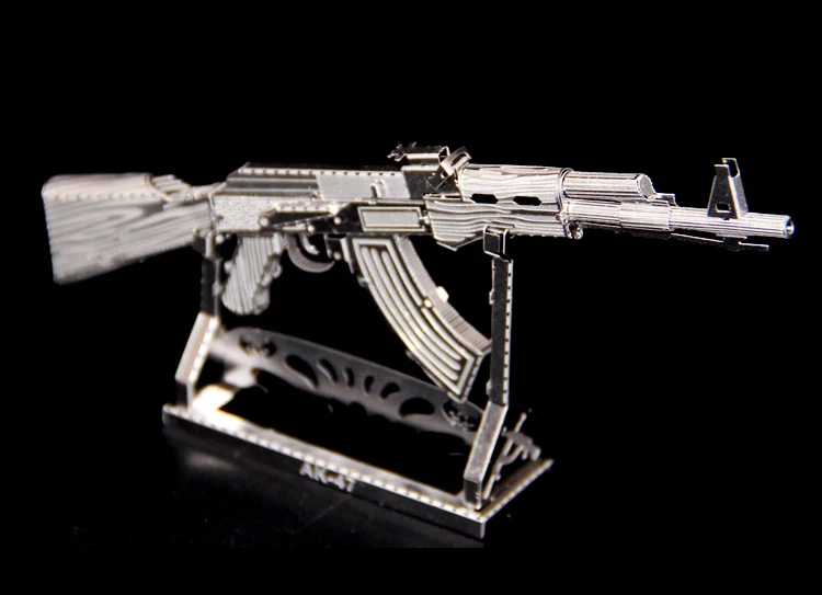 DIY Мини Военный Набор для ружья головоломка игрушка сборка Металл AK47 пистолет Набор Модель A328