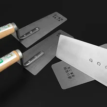 1 шт.! Высокое качество Штукатурная отделка стальная серая деревянная ручка ножа строителей каменщиков ковшовый инструмент