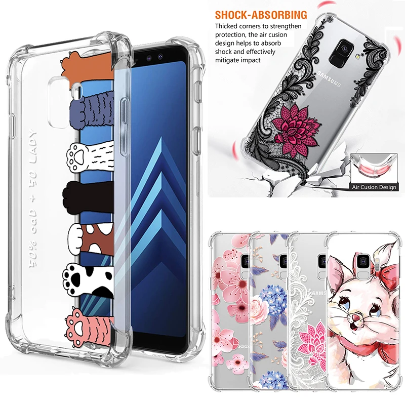 

Shockproof Airbag Print TPU Case For Samsung Galaxy A6 A8 A9 Plus Pro A7 2018 J8 J2 J3 J4 J5 J6 J7 2017 Neo Prime 2016 Case Capa