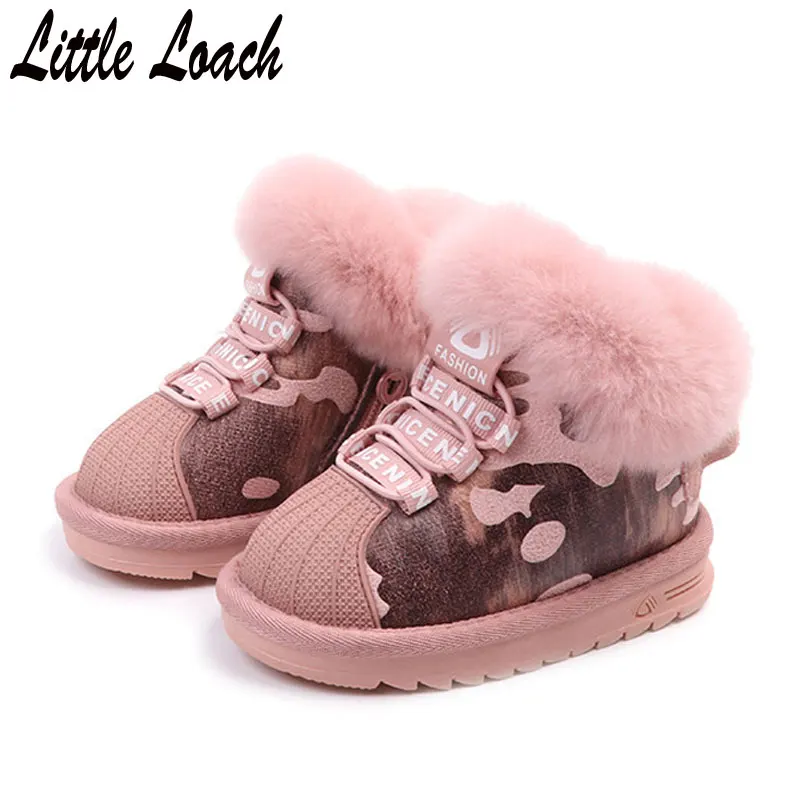 Size21 37 детские ботинки из искусственной кожи сезон весна зима камуфляжная зимняя