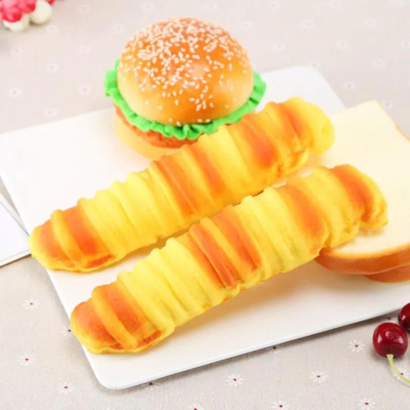 

Artificial bread fake food squishy cake Simulation Model Soft PU Bread Fake Cake Bakery Photography props Decor 1 pcs Soft Bread
