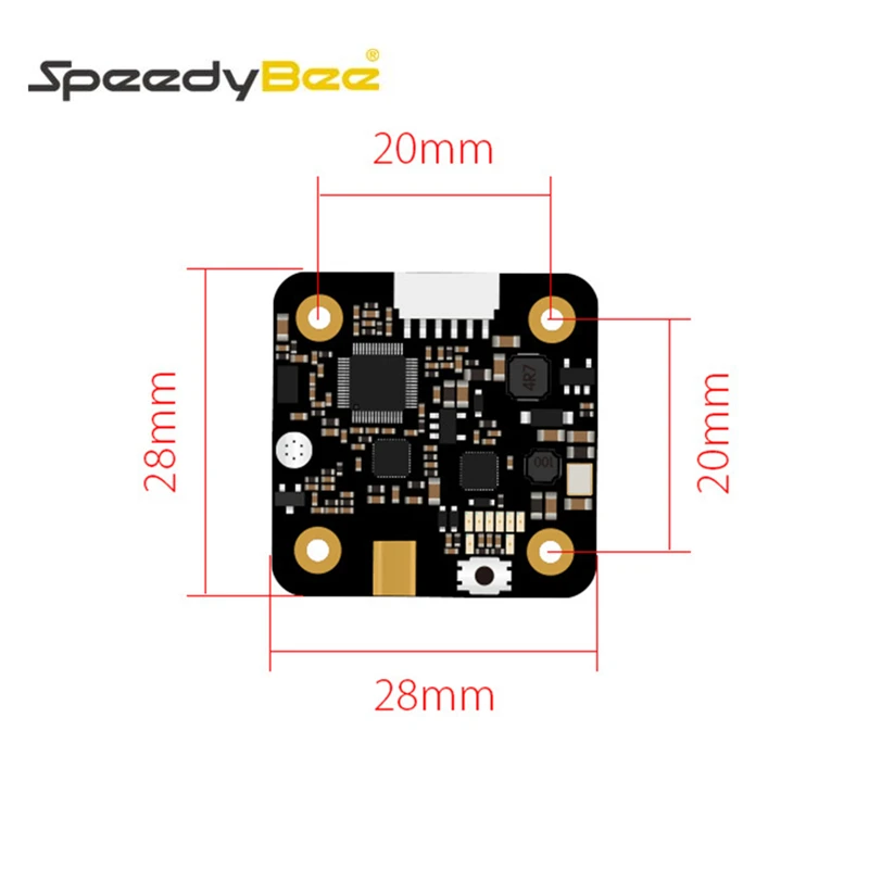 Speedybee-XT500-5-8G-48CH-25-200-600mw-20mm-x-20mm-mounting-hole-for-DIY-FPV (1)