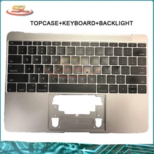 Genuine Top case for MacBook 12” A1534 US English with Keyboard Top Case 2015 2016 2017 Gold/Gray/Silver/Rose