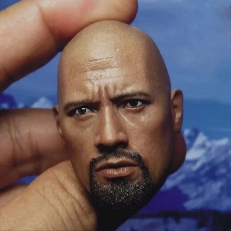 Mnotht 1/6 модель головы Dwayne Johnson Форсаж солдат вырезание BT013 игрушка для 12 дюймовых