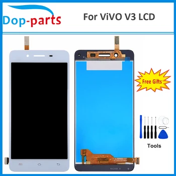 

5.0 " IPS LCD Digitizer For VIVO V3 LCD Display Touch Screen Black White Full Replacement Part + Repair Tools Fast Shipping