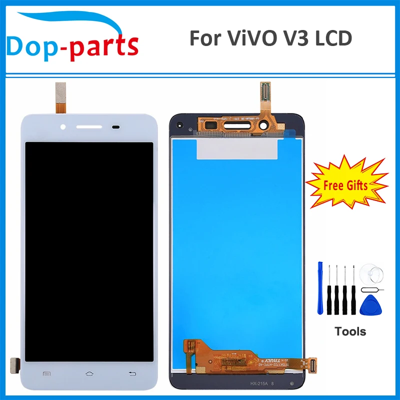 Дигитайзер с ЖК дисплеем IPS 5 0 дюйма для VIVO V3 дисплей сенсорный экран черный белый
