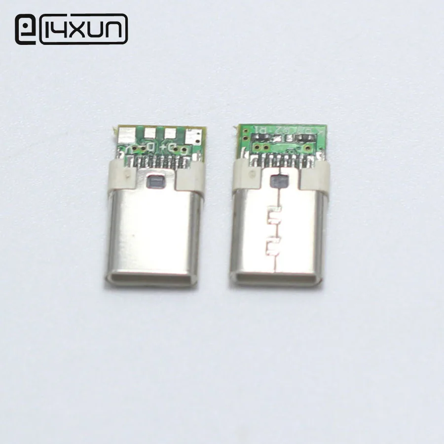 2 шт. USB 3 1 Type-C разъем с печатной платой 8P сварочный штекер DIY части | Обустройство