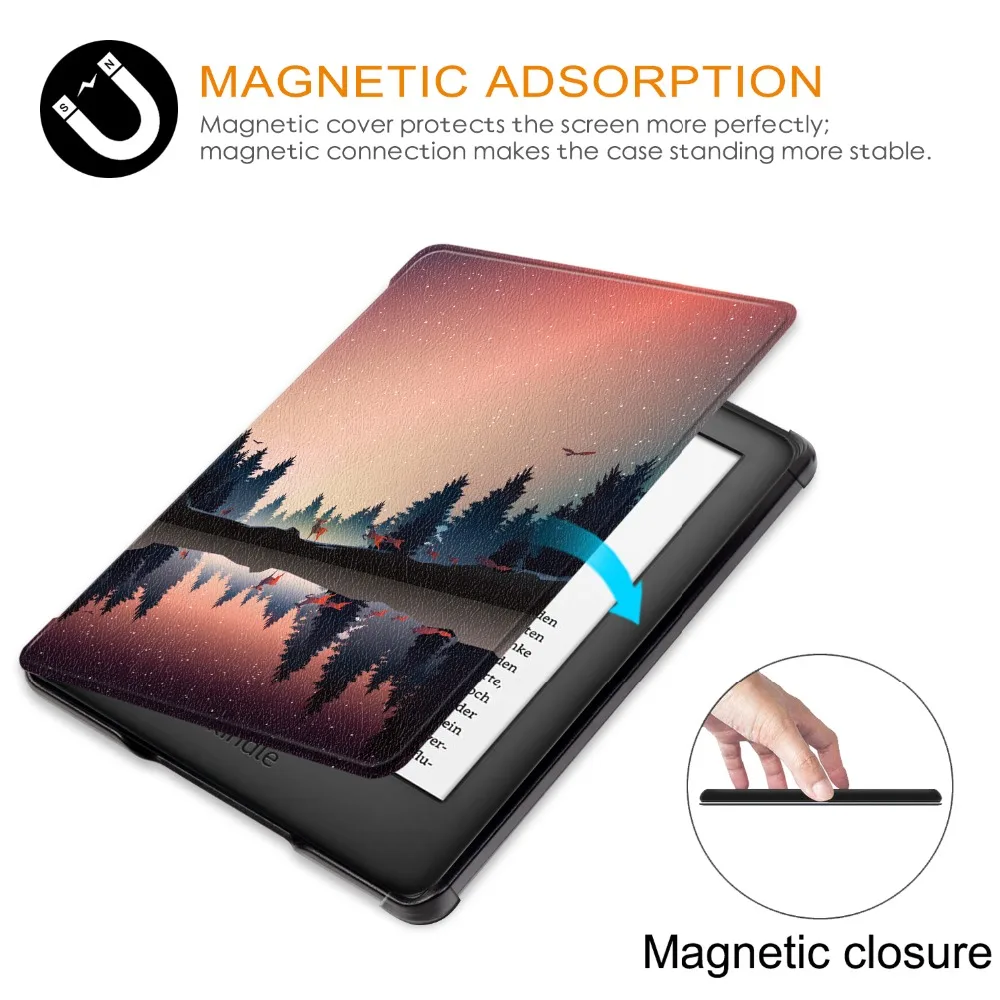 Магнитный умный чехол для Amazon New Kindle 10th поколения чехол для Kindle чехол
