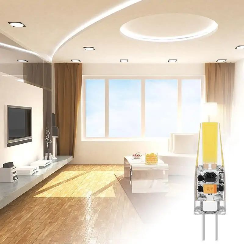 2 Вт LED G4 лампа постоянного тока 12 В 360 Угол луча 1505 COB SMD светодиодные лампы