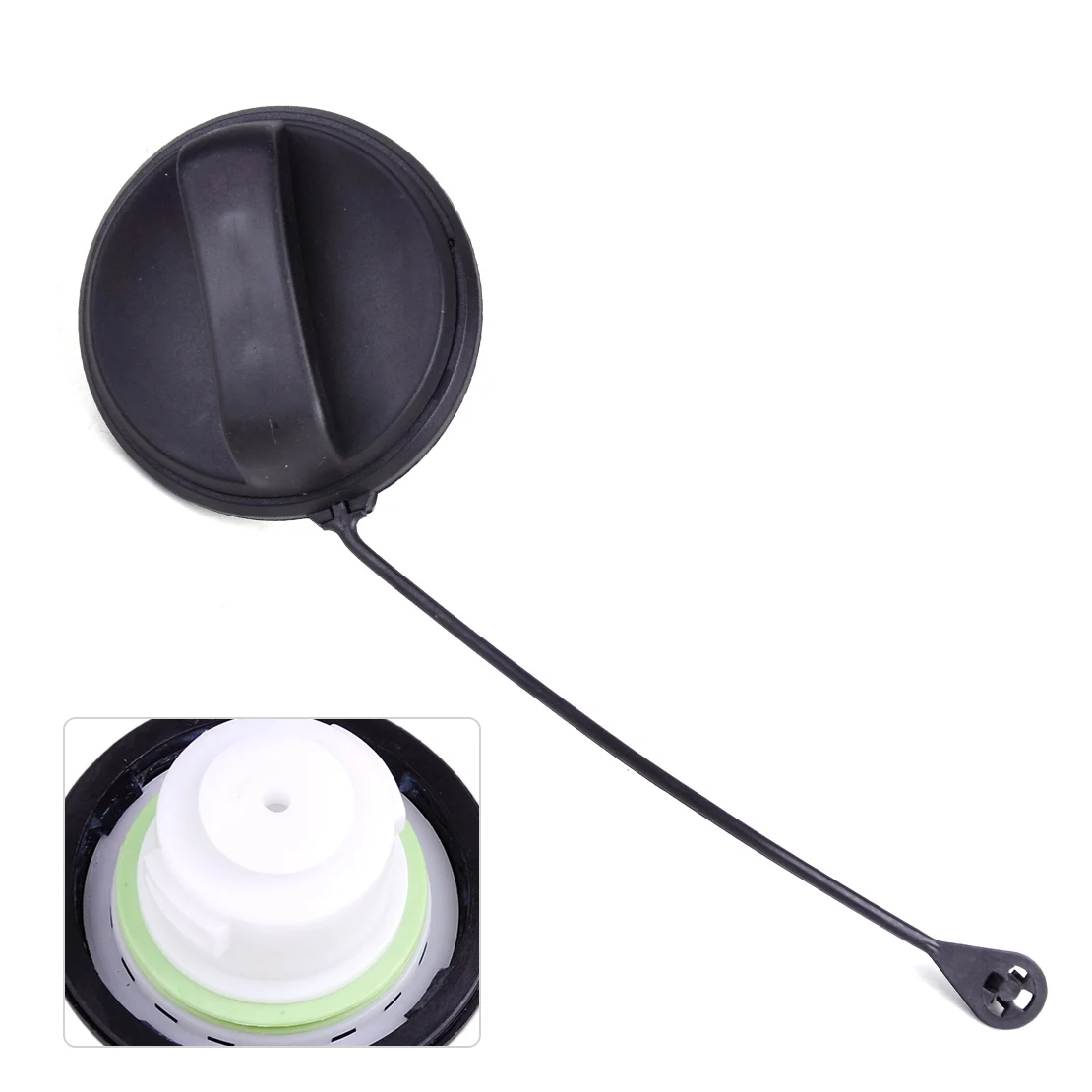 DWCX High Quality Plastic Inside Inner Fuel Gas Oil Tank Cap Cover for