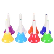 8 комплект одежды из двух предметов для малышей, Детские Колокольчик колокольчик 8 металла красочные детские детская музыкальная игрушка ударный инструмент для развития интеллекта