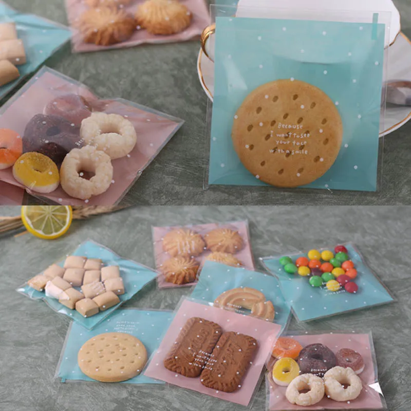 Печенье выпечка в подарок пакет для конфет Свежий горошек лунные пирожные в Корейском стиле Кондитерские мешки для упаковки сам клейкий мешочек печенья
