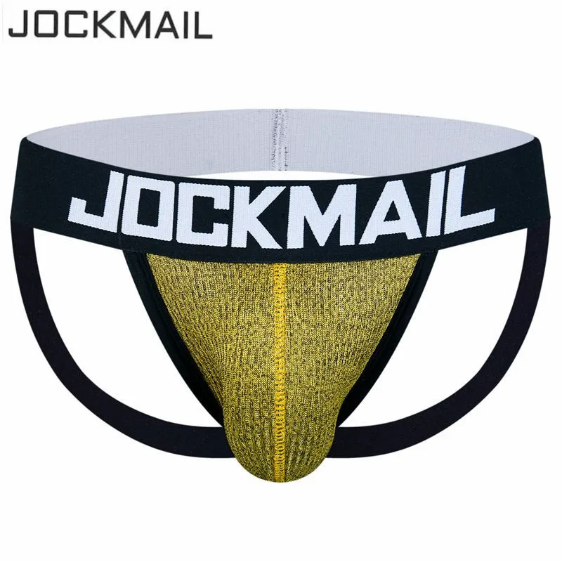 JOCKMAIL Брендовое сексуальное нижнее белье для мужчин джоки хлопковые трусы бикини
