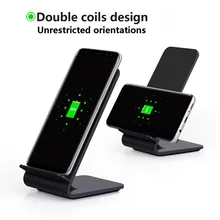 Wireless Charger Standered Fast Charging for iPhone 8 10X Samsung Galaxy S6 S7 S8 galaxy egde NOTE 8 S8 S7 QI Charge for free