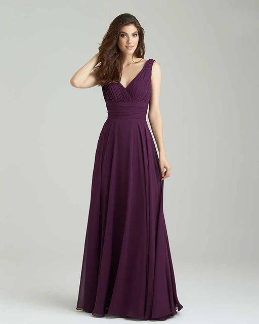 vestido de madrinha cor uva