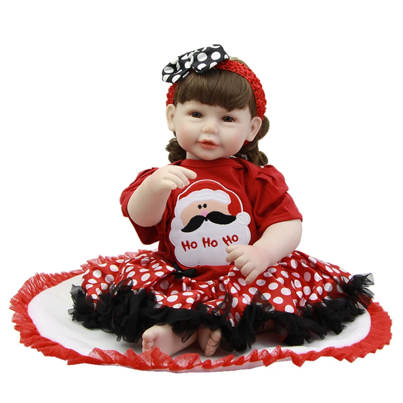 

Wholesale 50 cm Reborn Baby Doll Lovely 20" Newborn Dolls Unique Girls Toys For Cute Children Playmates Christmas Gifts