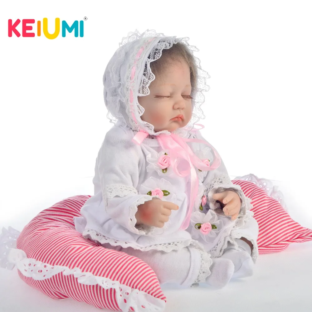 

KEIUMI 43 cm Reborn Baby Doll Lovely 17" Newborn Dolls Fashion Girls Toys For Cute Children Playmates Christmas Birthday Gifts