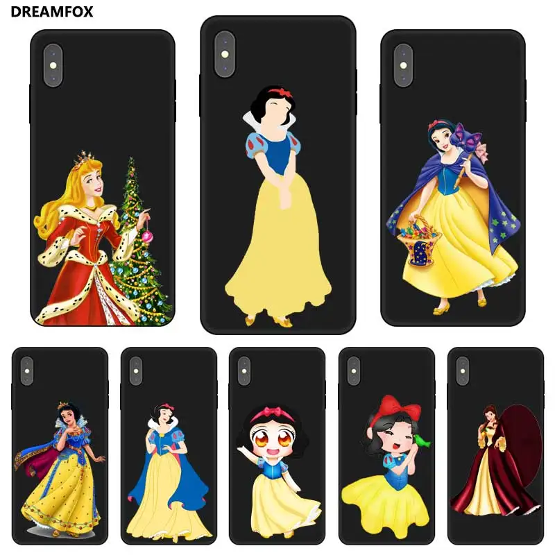 N399 Snow White Black Silicone Case Cover For Apple iPhone 11 Pro XR XS Max X 8 7 6 6S Plus 5 5S SE |