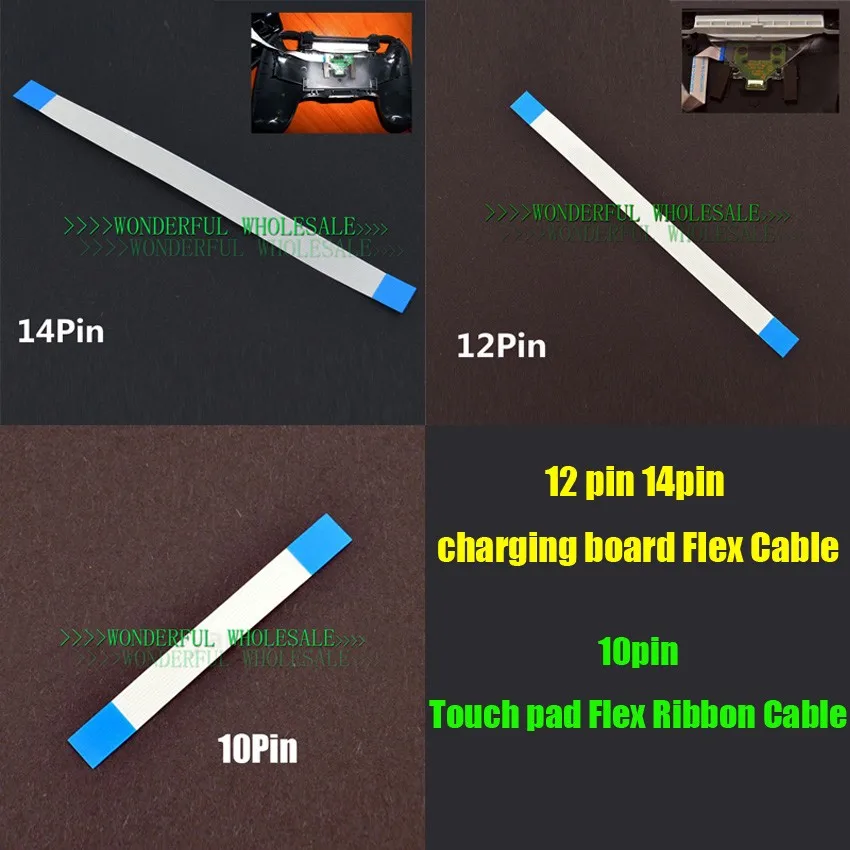 For Sony PS4 Controller 12 PIN 14pin charging board Flex Cable 10Ppin