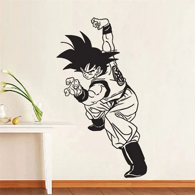 

Dragon Ball Z Goku Boy Wall Decal Vinyl Decal Comics Anime Cartoons home decoration Art removable wall stickers
