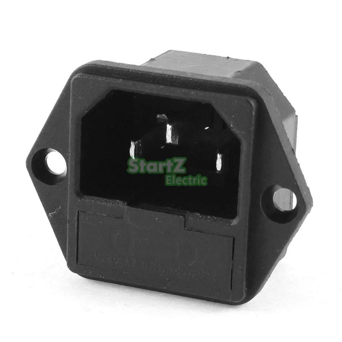 IEC 320 C14 Male Plug Inlet Panel Socket Connector 15A 250V w Fuse