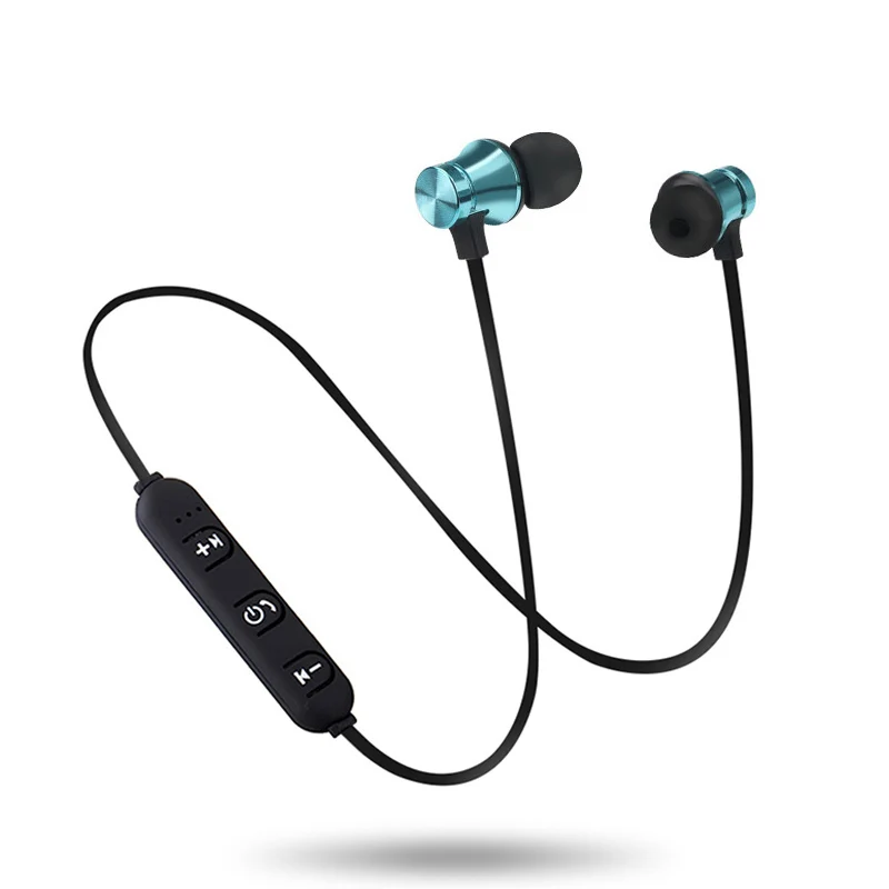 Earphone For Blackview Bv 9500 9600 6000 6800 BV5800 10000 Pro S70 Lite S60 S8 S6 P2 Lite A7 A10 Wireless Bluetooth Headphone - Color: Blue
