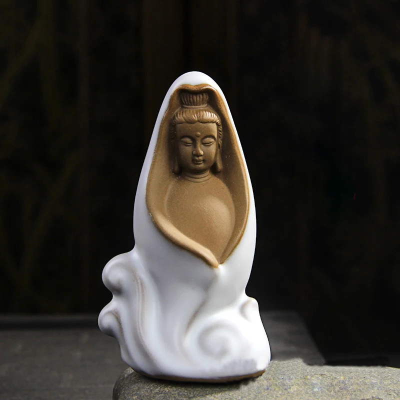 

bodhisattva figurine buddhism statue elegant super cute tea pet ornaments festive wholesale Buddha tea pet home decoration