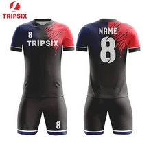 Пользовательские печати вышитые логотипы майки для футбола Форма Футбол Джерси