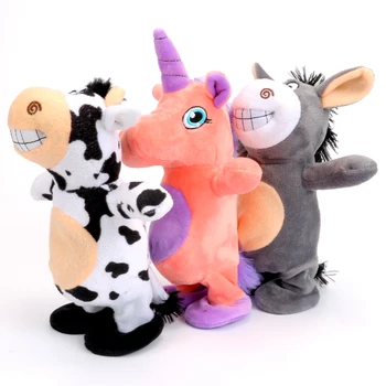 

Talking Hamster/Donkey Electronic Pets Interactive Soft Singing Walking Cattle Horse Unicorn Plush Dolls Toy