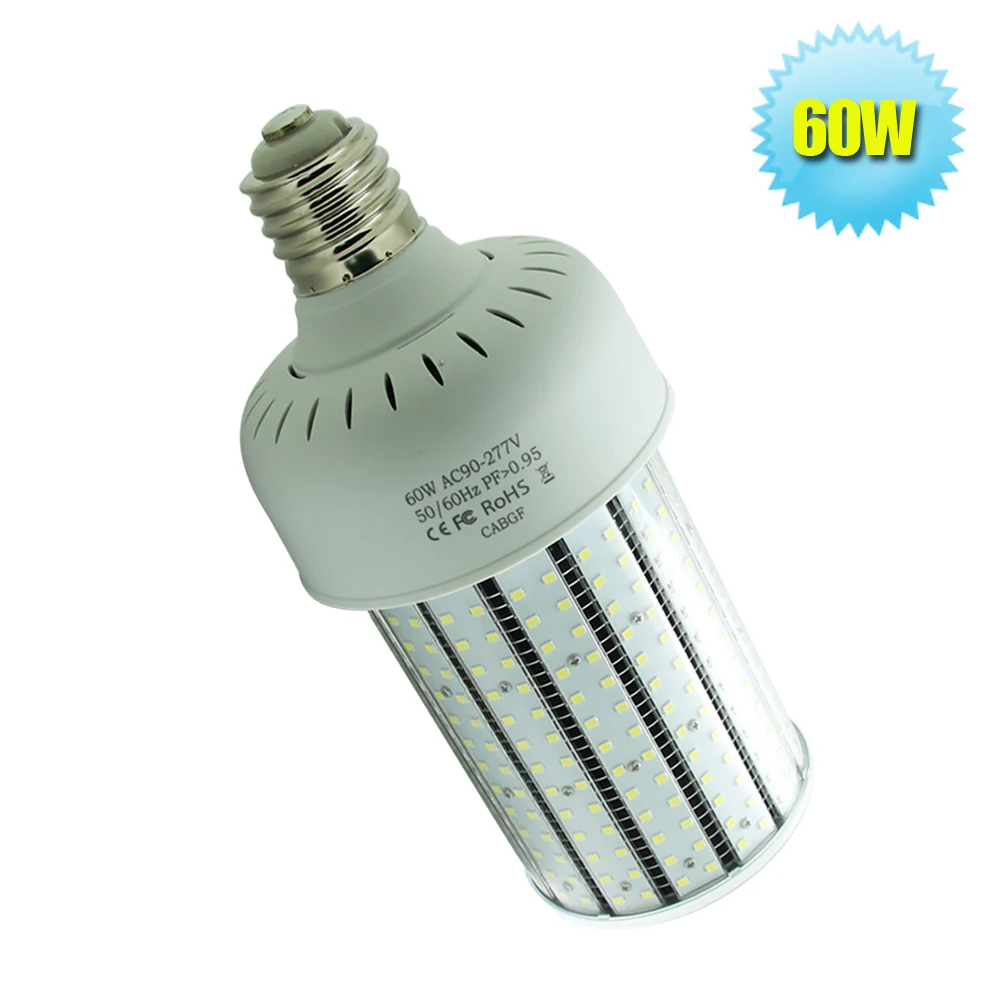 60W LED Bulbs With Clearly PC Cover SMD 2835 E39 E40 Mogul Base LED