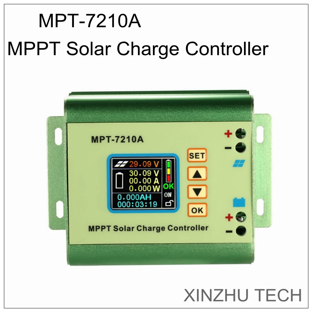 LCDMPT7210ASolarRegulatorChargeControllerRegulatorDCDCBoosterVoltageAmmeter