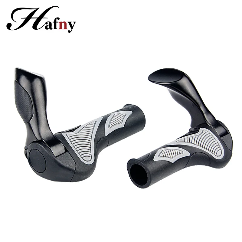 Hafny Taiwan Brand Bicycle Handlebar Grips Bar Ends Caps BMX MTB Road Bike Grips Cycling Handle Aluminum Rubber Bicycle Grips