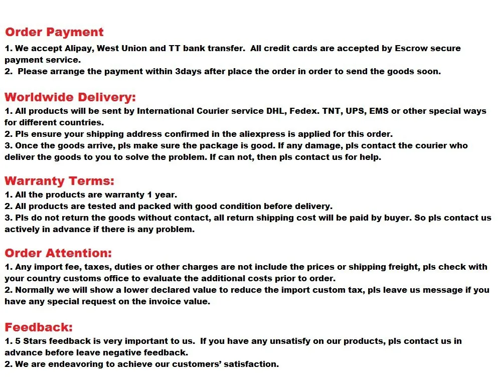 Store Terms