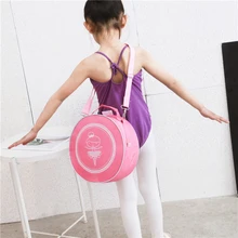 Детские Балетные танцевальные сумки двойного назначения рюкзак/сумка холщовая балетная танцевальная сумка для девочек Танцевальная сумка для детей балерина танцевальные сумки