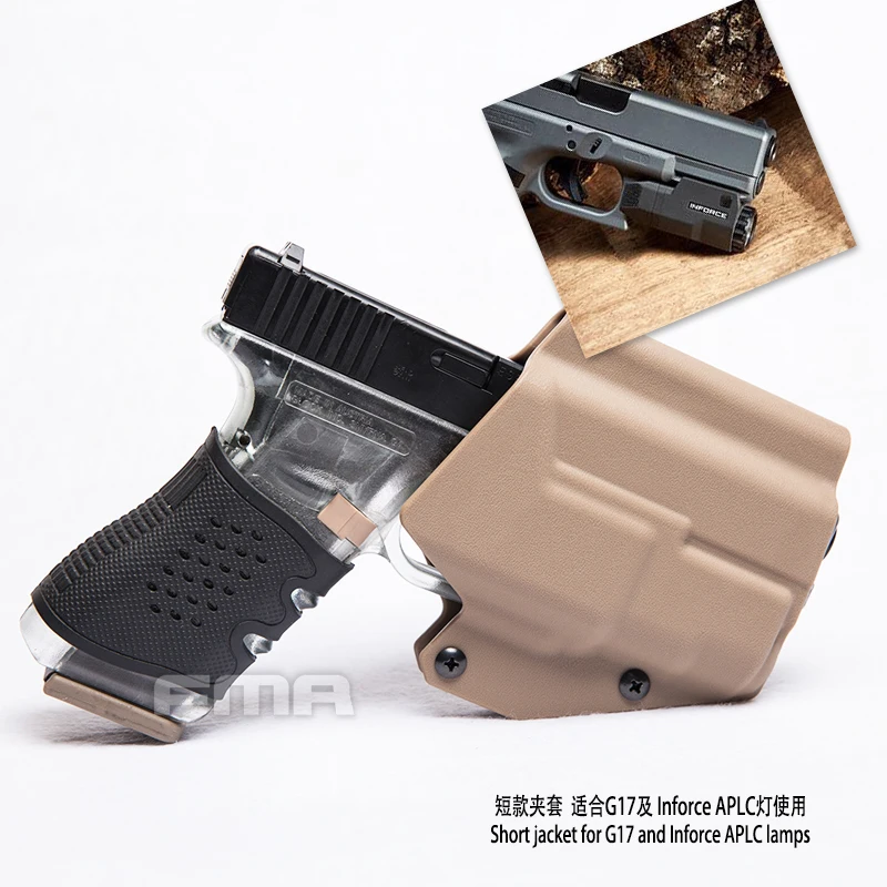 

FMA Tactical Waist Quick Holster G17L/G19 and X300 lamps WITH SF Light-Bearing Holster BK/DE/FG