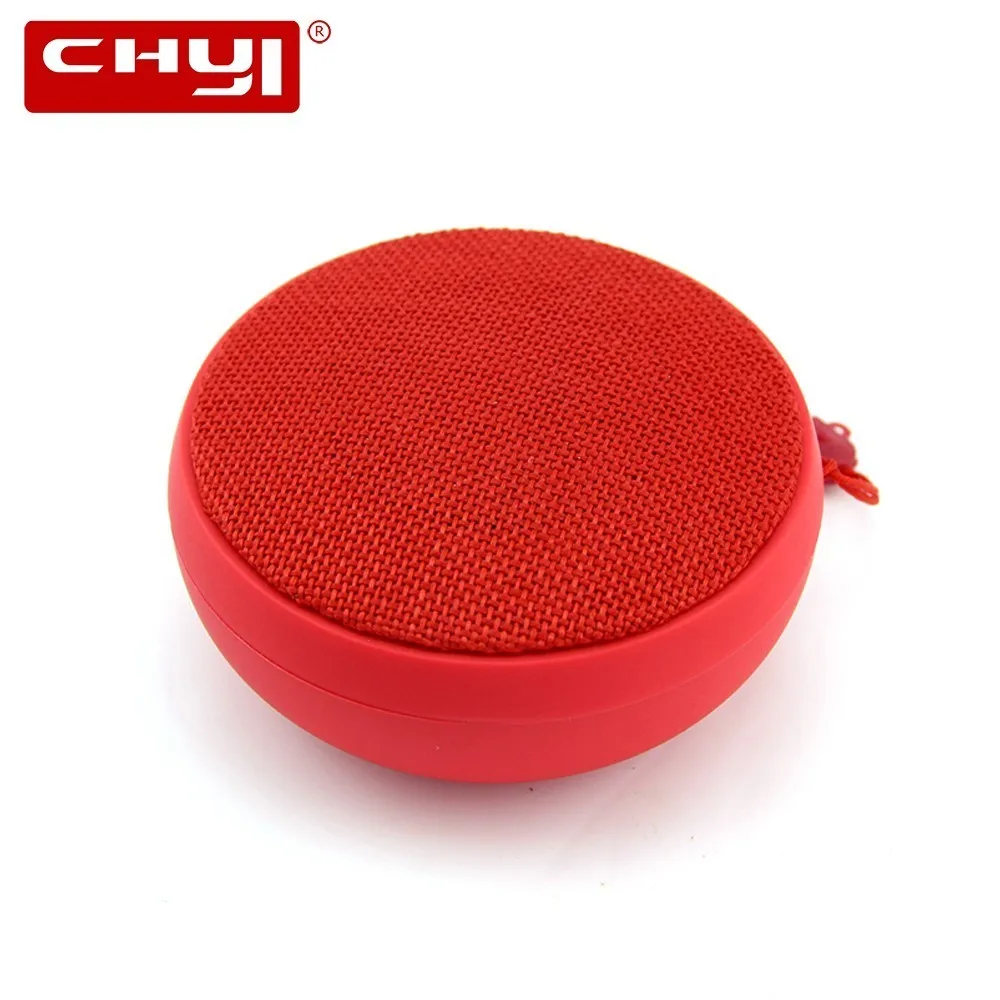 CHYI мягкая ткань Bluetooth динамик мини портативный сабвуфер Hi Fi звуковая коробка с