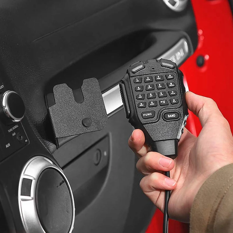 Cb микрофон держатель ручной микрофон радио крепление для Jeep Wrangler Jk 2011- пассажирский поручень