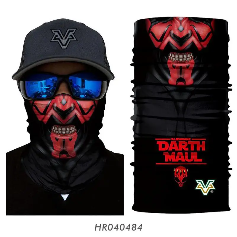 

Marvel Magic Bandana Darth Maul The Rock Neck Gaiter Cosplay Ironman Superhero Windproof Headband Outdoors Joker Cycling Scarfs