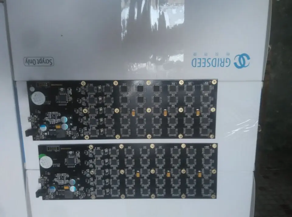 Б/у Майнер 5 2 6 м Gridseed blade два pcbs в комплекте с кабелями только нужно 100 120 Вт лучше